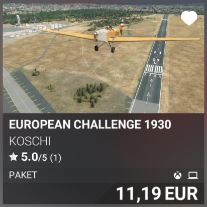 European Challenge 1930